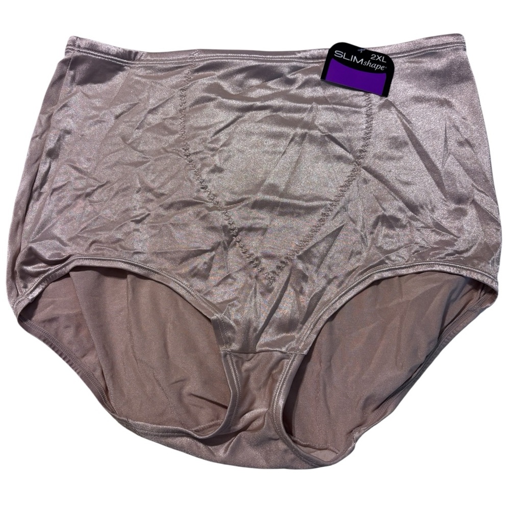 Sears SlimShape Light Control Briefs - Soft Tan - 2XL